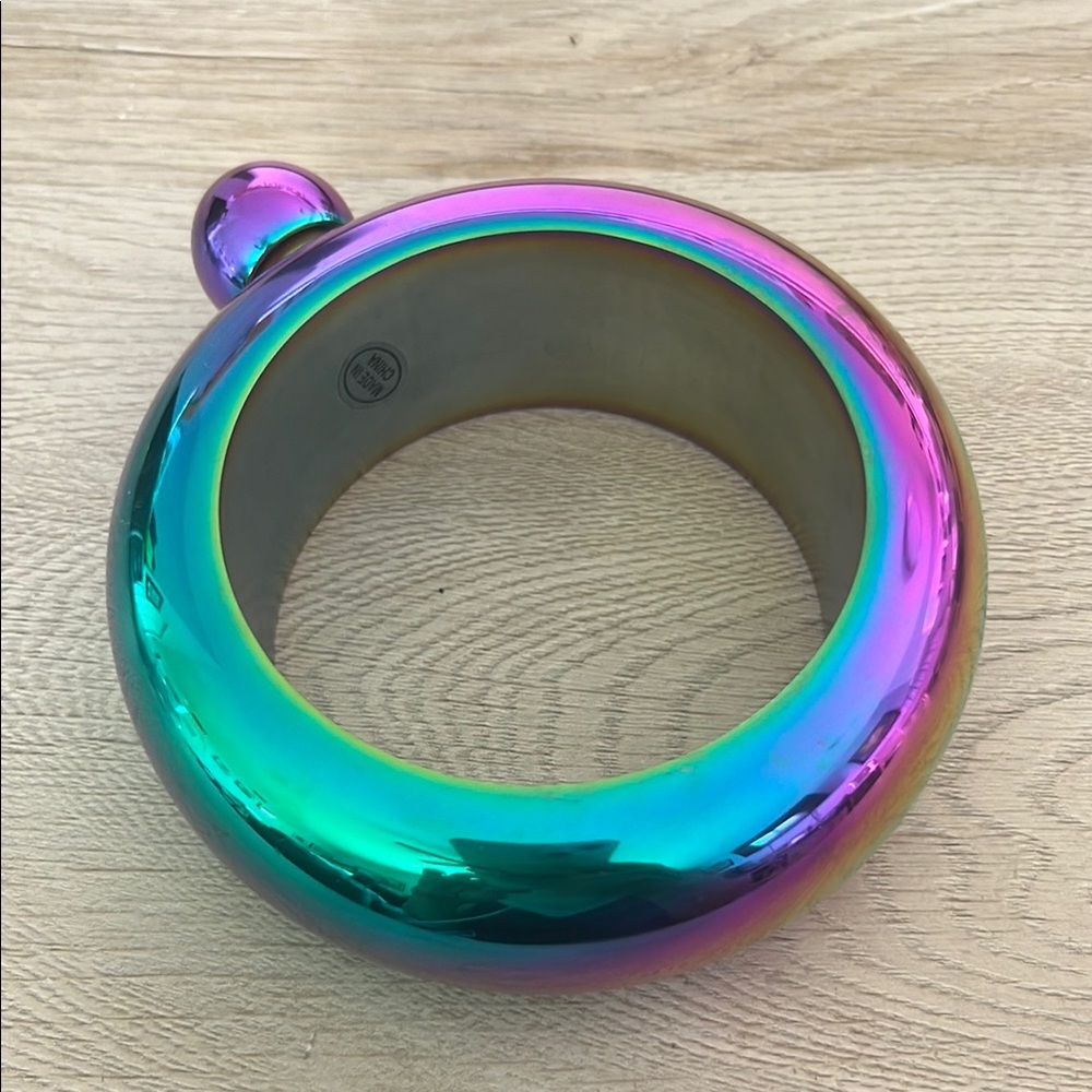 Iridescent Bangle Bracelet Flask